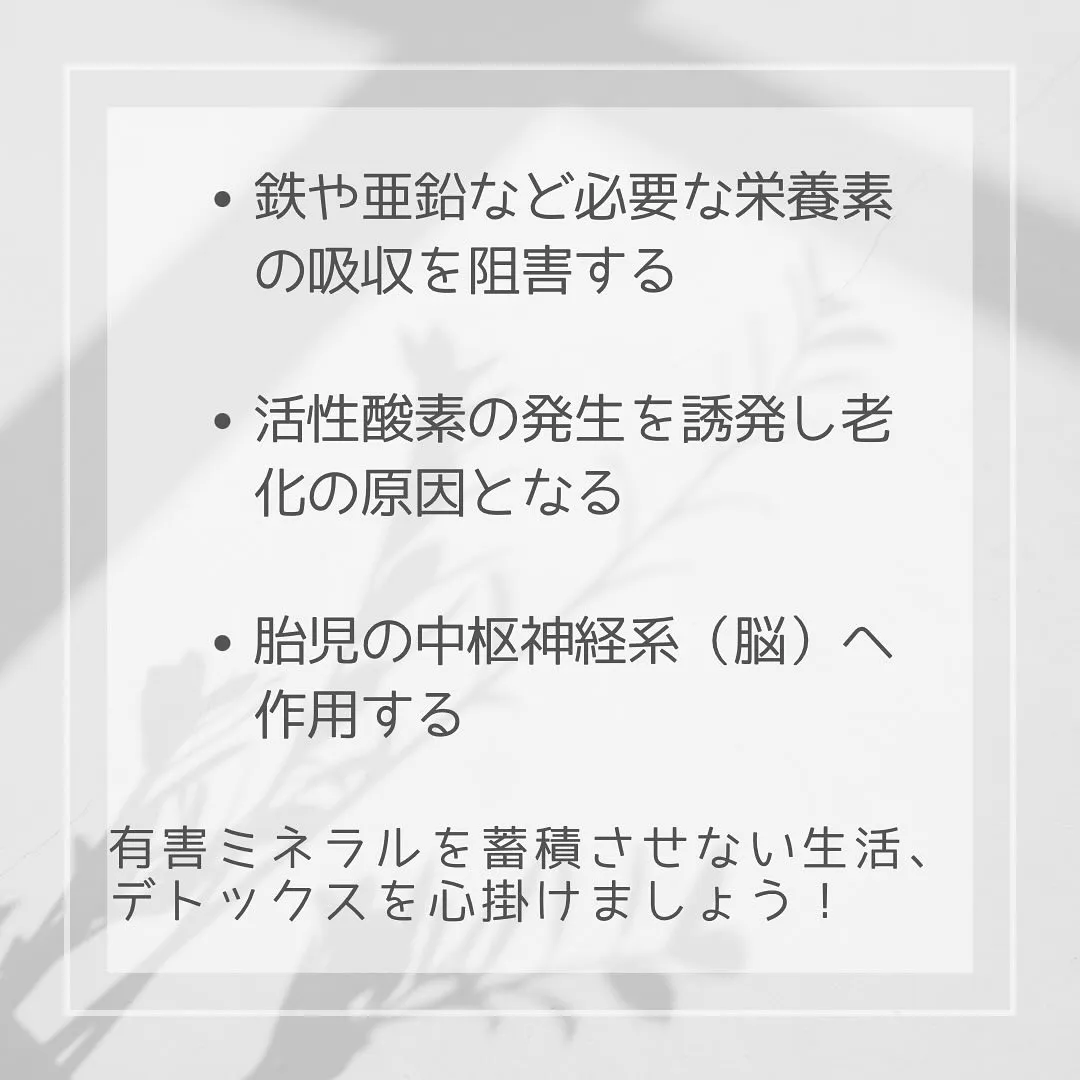 【有害化学物質″水銀″の毒性　あやの】