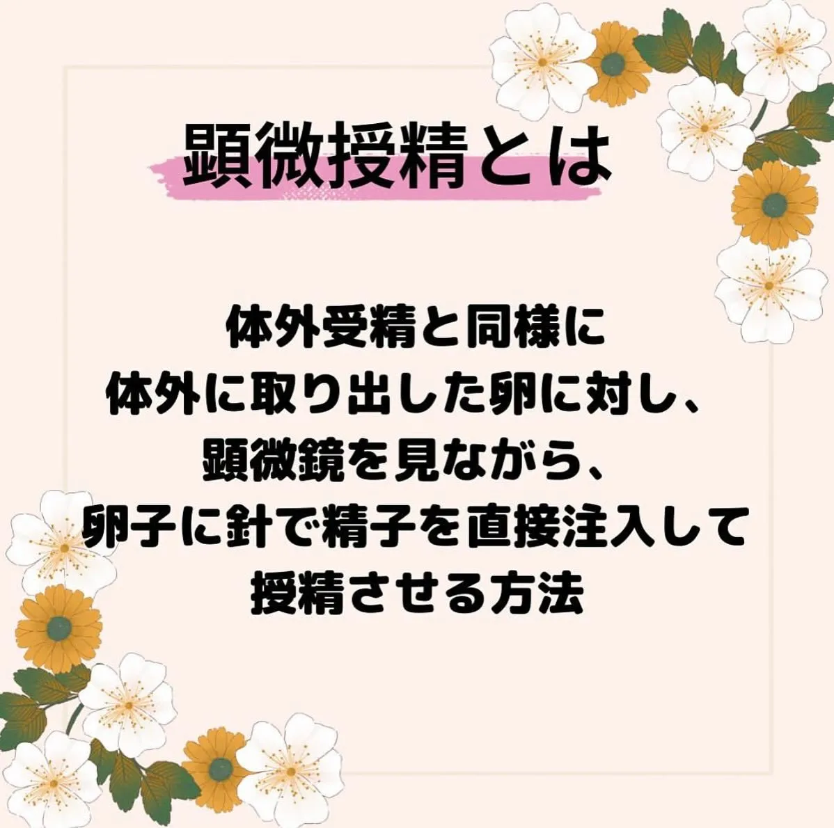 【顕微授精 としみ】