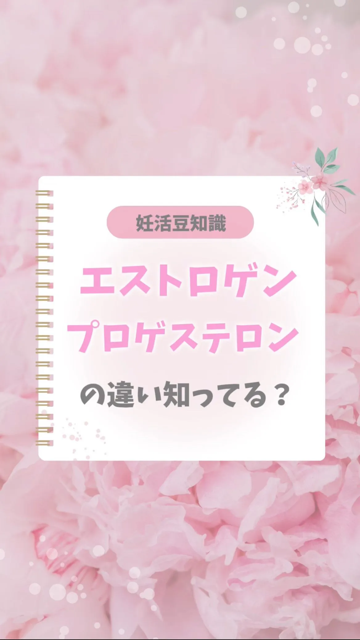 【女性ホルモンについて みずき】